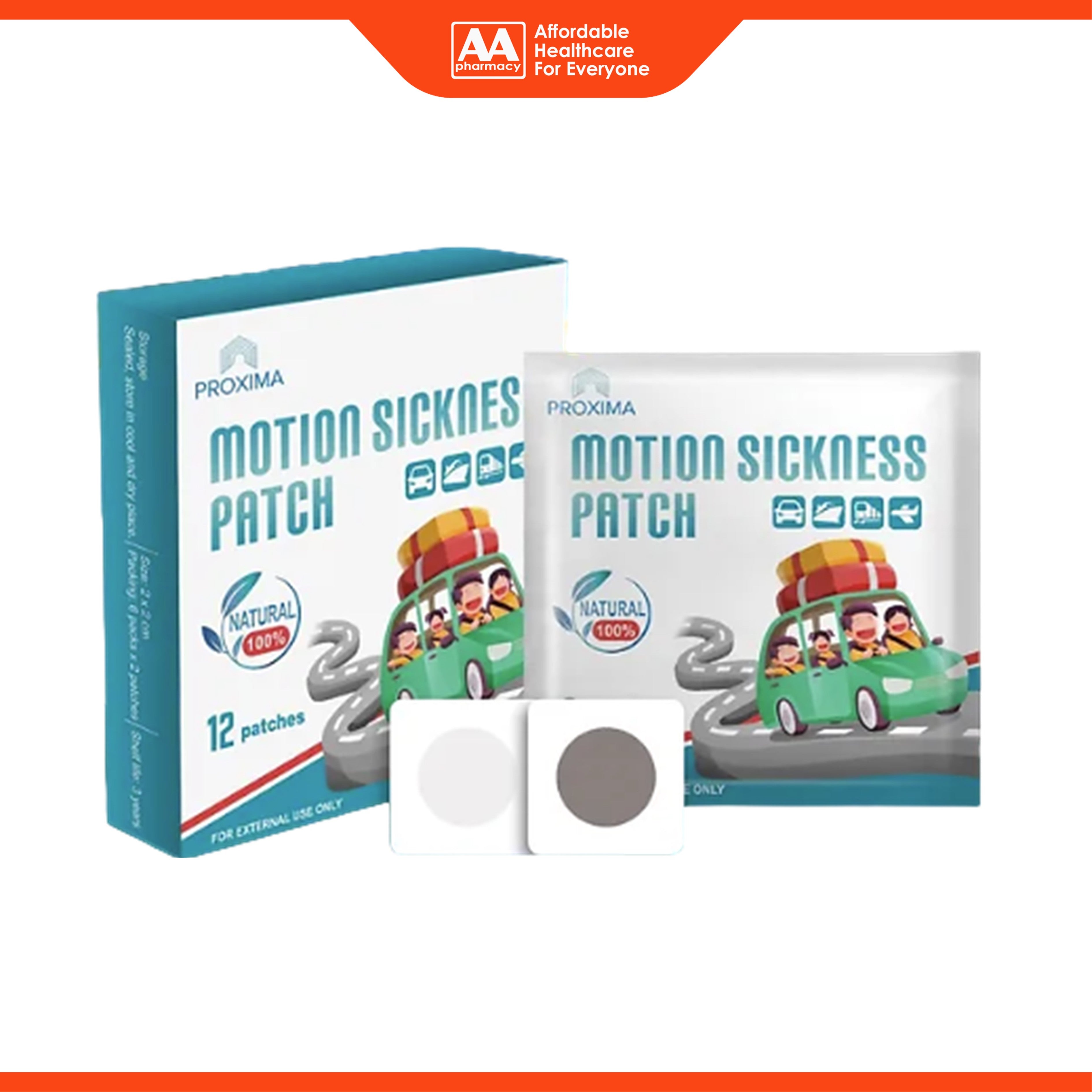 Proxima Motion Sickness Patch 6x2's
