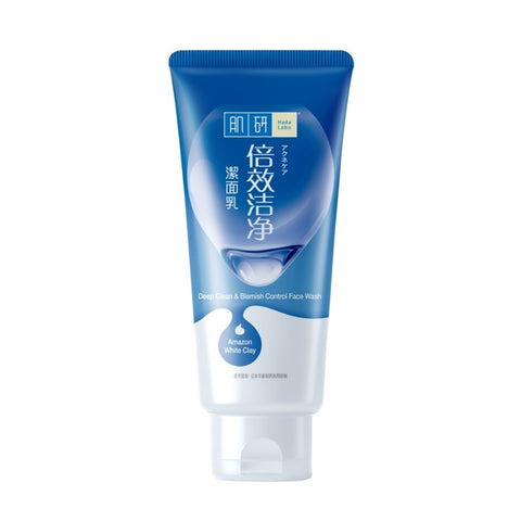 Hada Labo Deep Clean & Blemish Control Face Wash with Amazon White Clay 100g