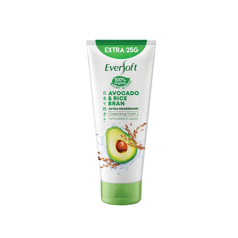 EverSoft Avocado & Rice Bran (Extra Nourishing) Cleansing Foam 195g