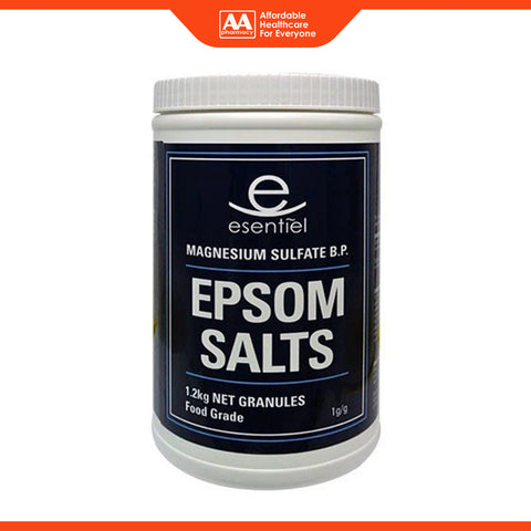 Esentiel Epsom Salts (Magnesium Sulfate B.P.) 1.2kg