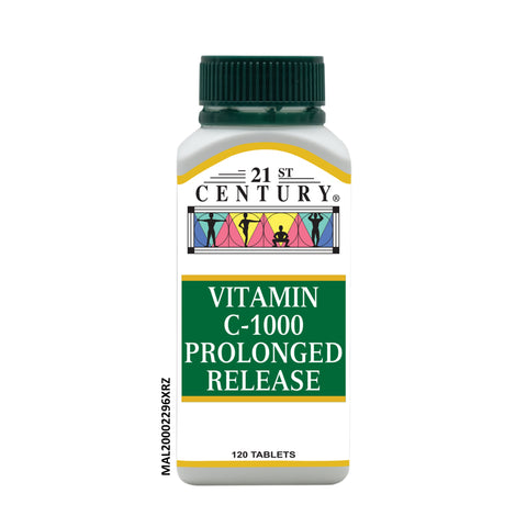 21st Century Vitamin C-1000mg (Prolonged Release) Tablets 120's