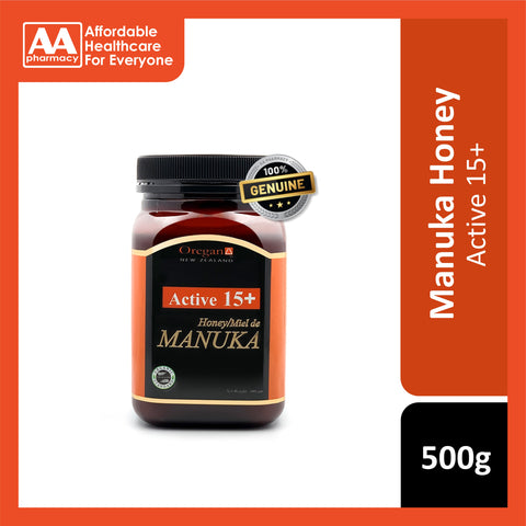 Oregan Manuka Honey Active 15+ 500g