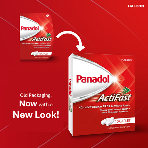 Panadol ActiFast 500mg Caplet 10's