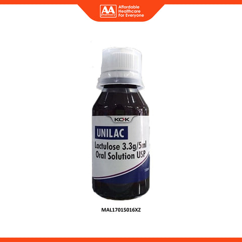 KCK Unilac Lactoluse 3.35g/5mL Oral Solution USP 100mL