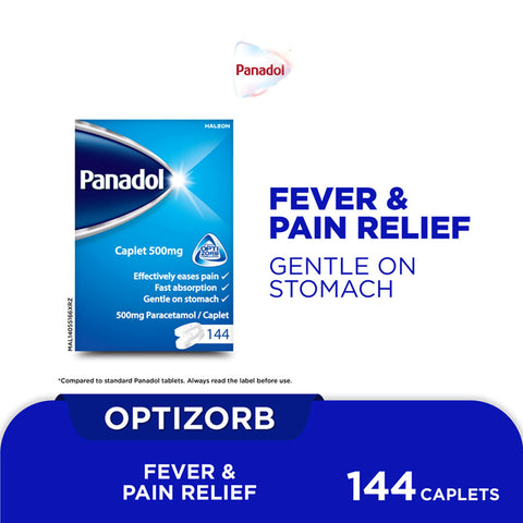 Panadol Optizorb 500mg Caplet 12x12's