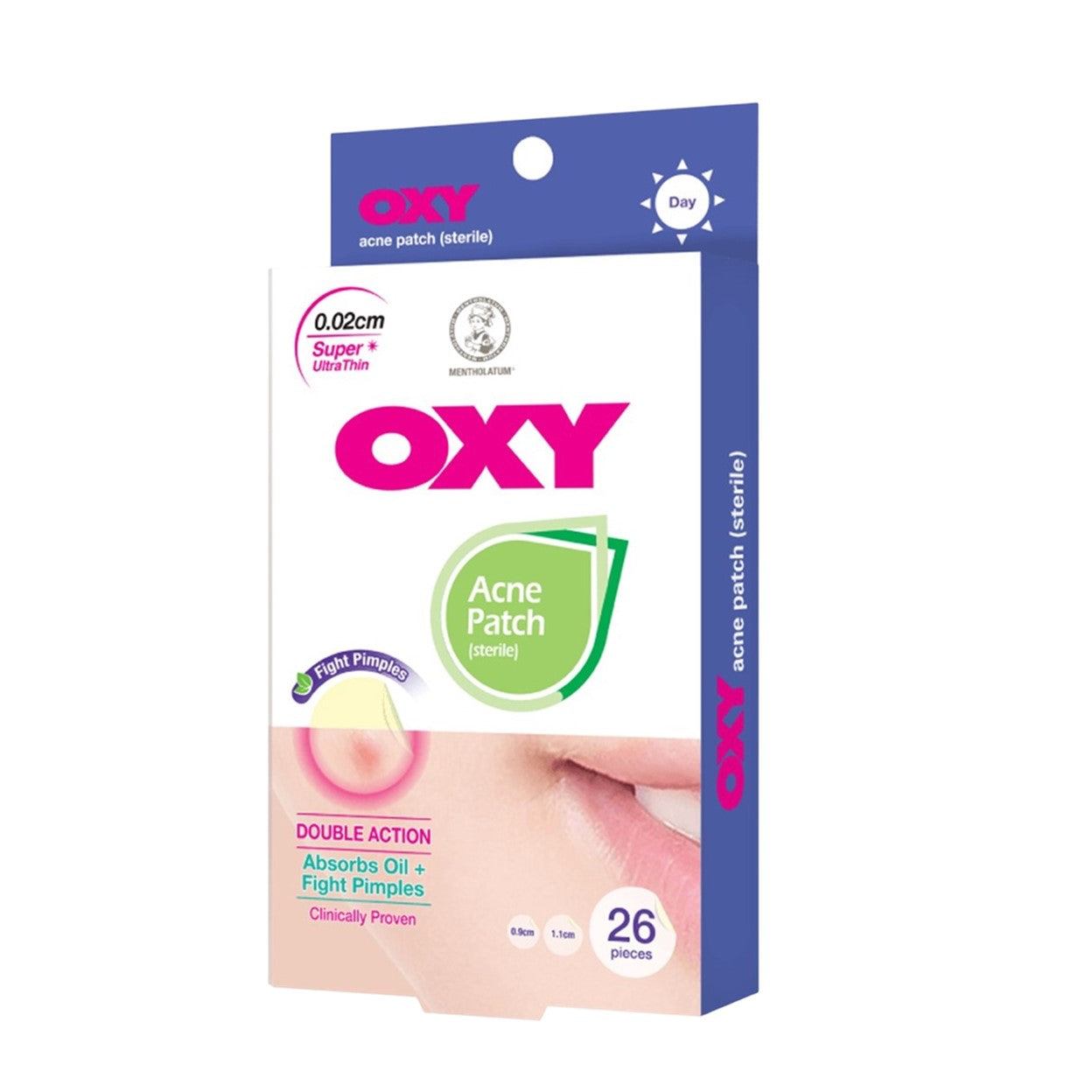 Oxy Anti-Bacterial Day Acne Patch Ultra Thin (0.02cm) 26's