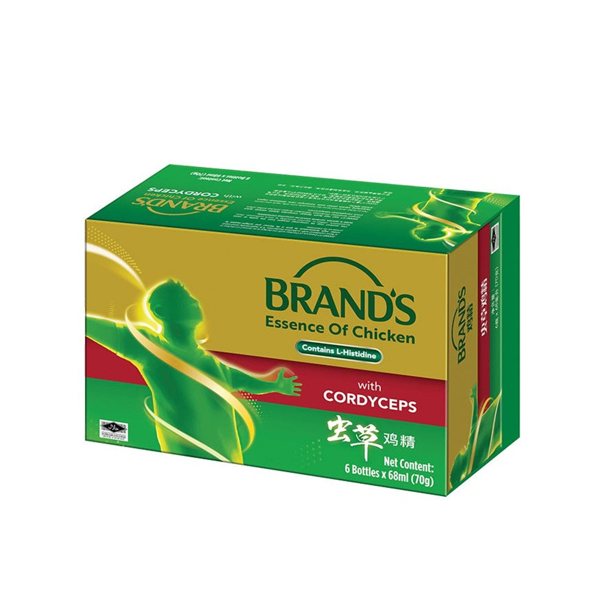 Brand's Essence Of Chicken with Cordyceps 70gx6's