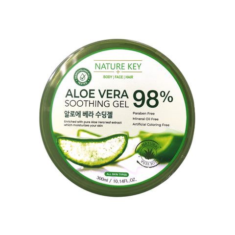 Nature Key Aloe Vera 98% Soothing Gel 300mL