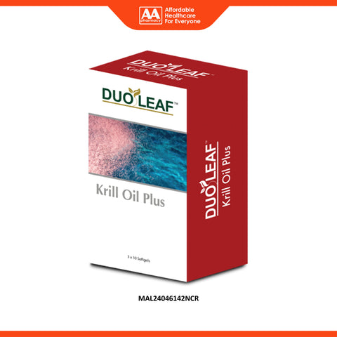 Duoleaf Krill Oil Plus Softgel 3x10's
