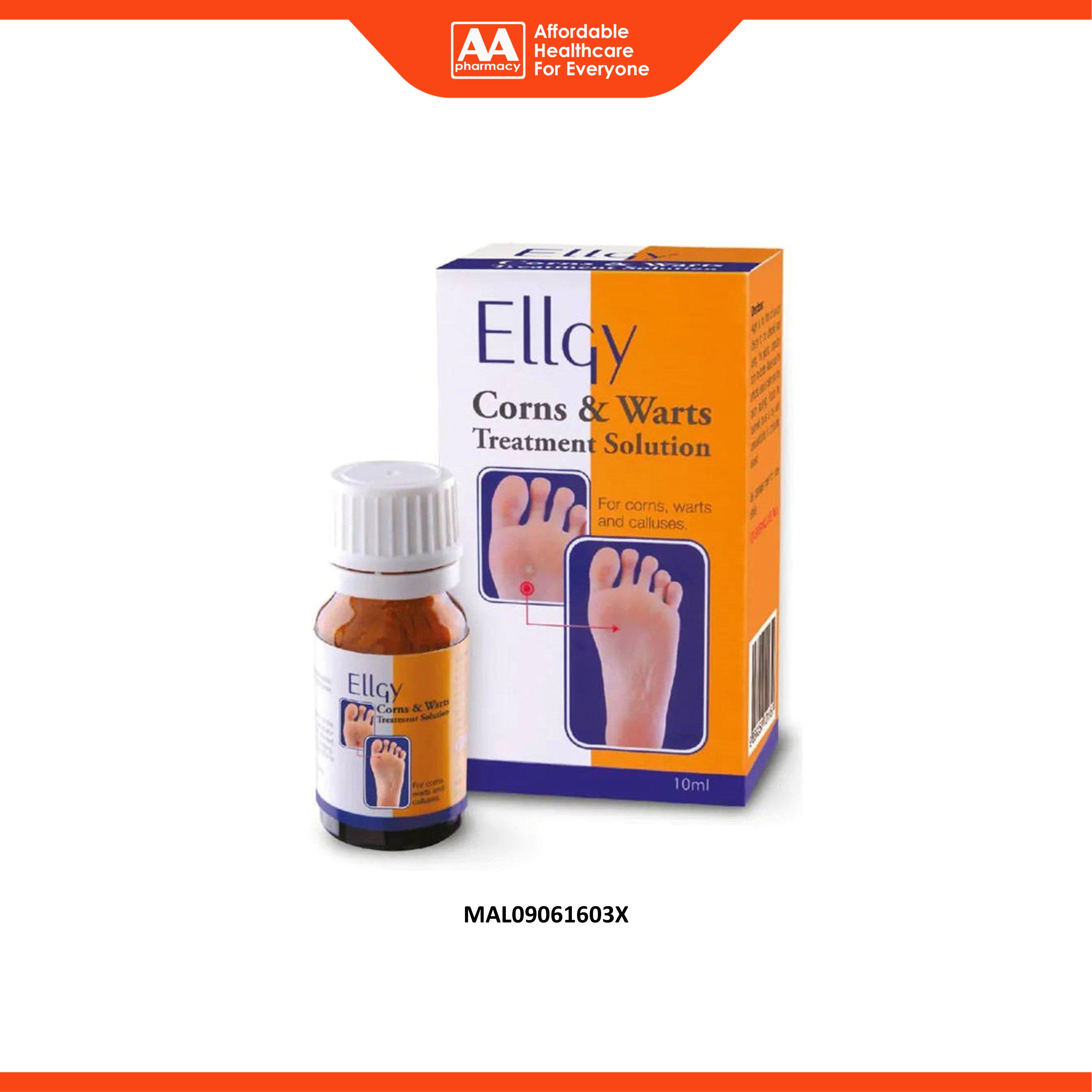 EllGy Corns and Warts Treatment Solution (10ml)