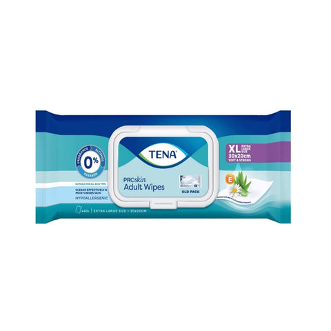 Tena PROskin Adult Wipes 40's