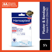 Hansaplast Aqua Protect Sterile XXL Plaster 8cmx10cm 5's