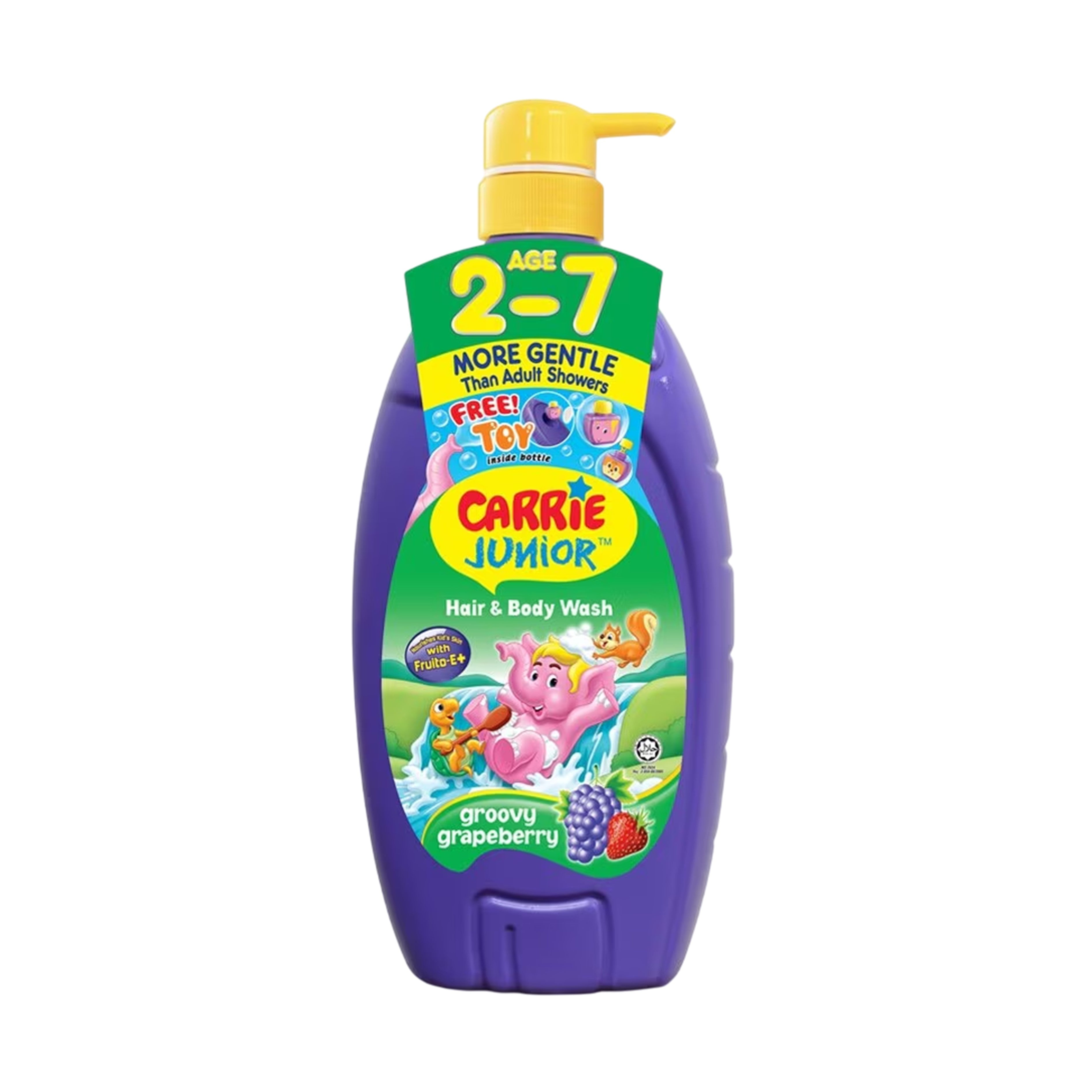 Carrie Junior Hair & Body Wash (Groovy Grapeberry) 1000mL