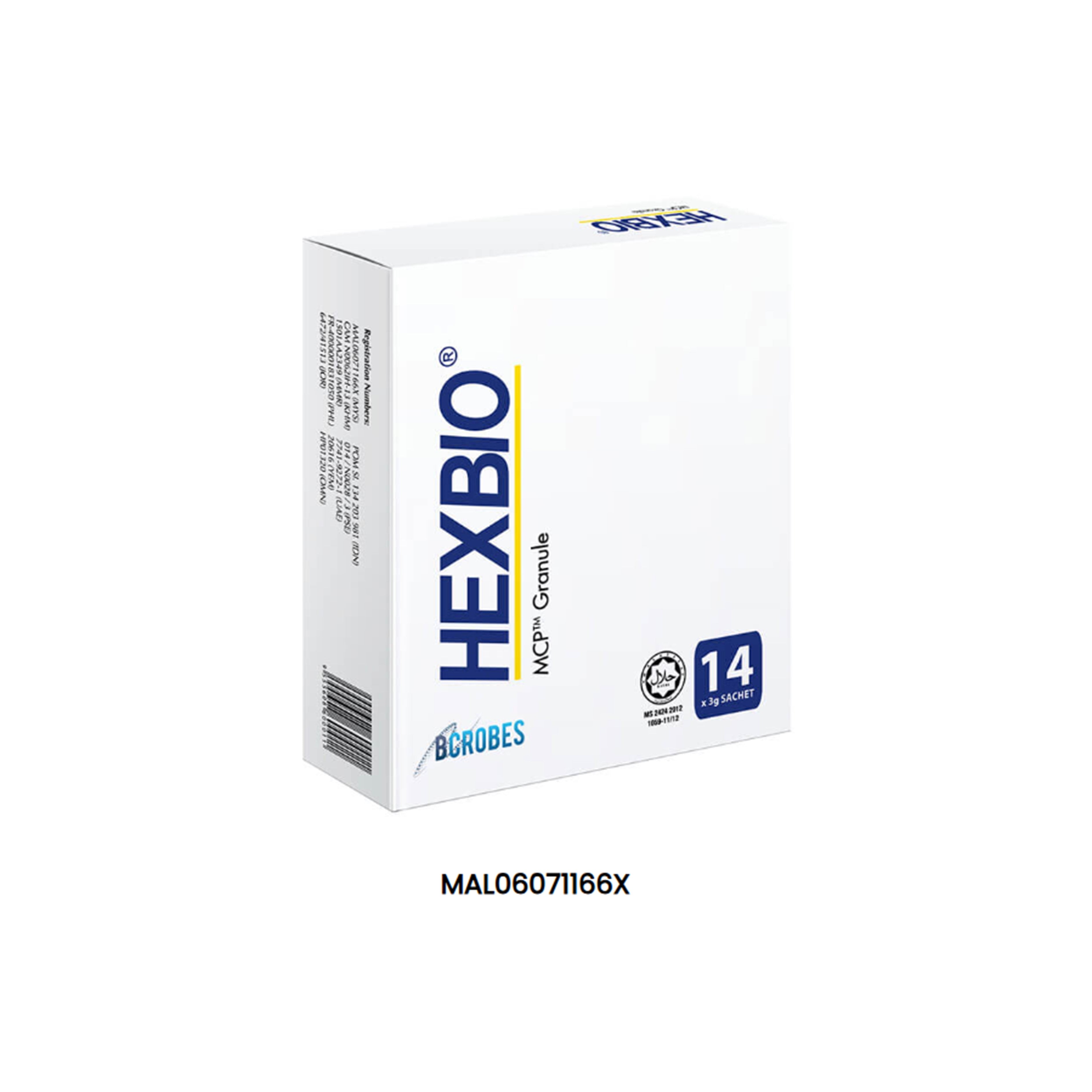 Hexbio MCP Granule (30 Billion CFU Probiotics) Sachet 3gx14's