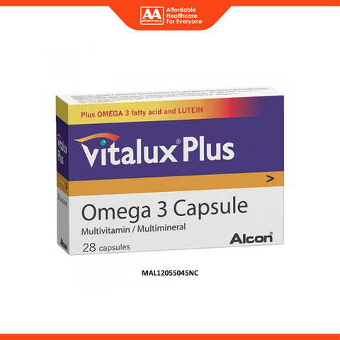Vitalux Plus Omega 3 Capsule 28's