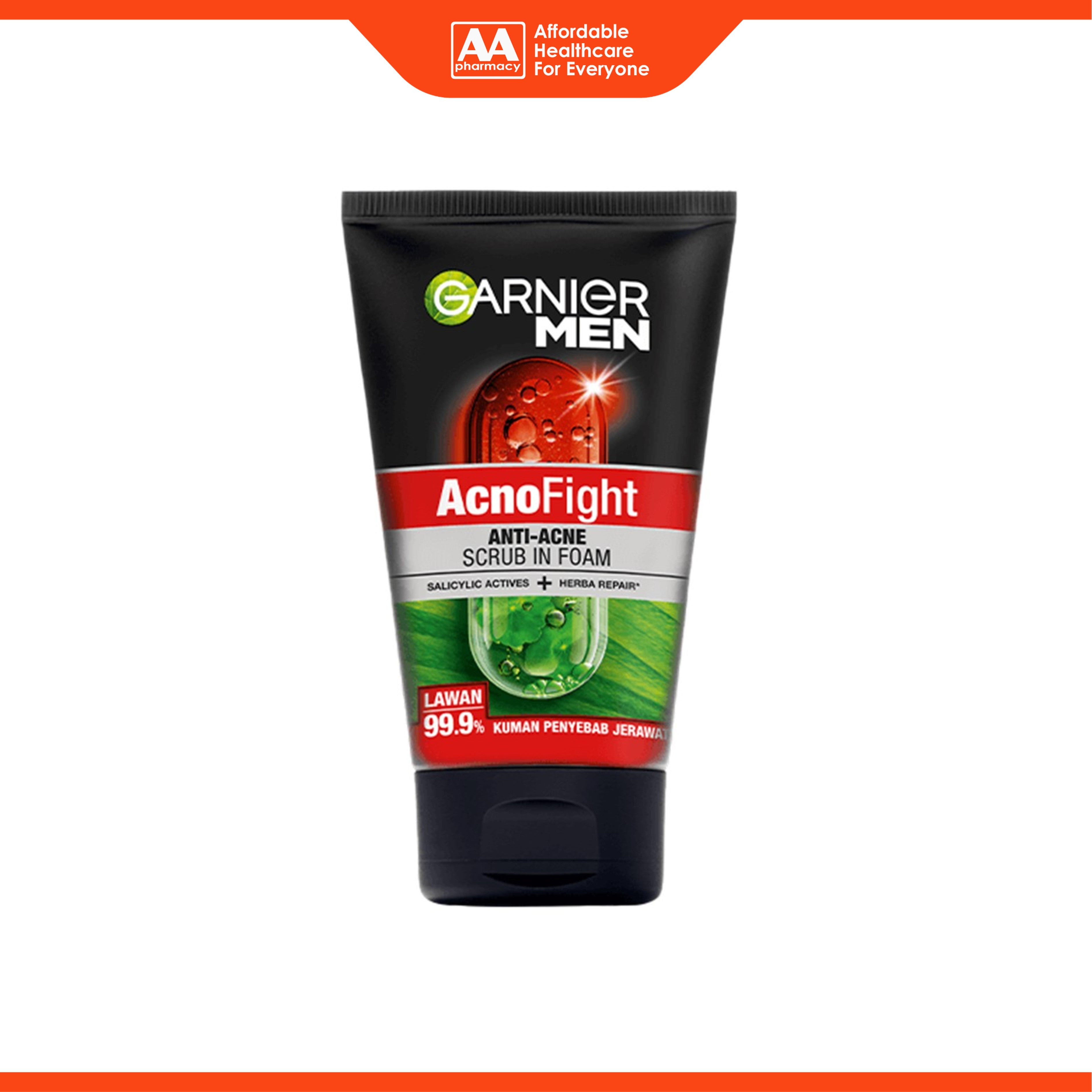 Garnier Men AcnoFight Anti-Acne Scrub in Foam (100ml)