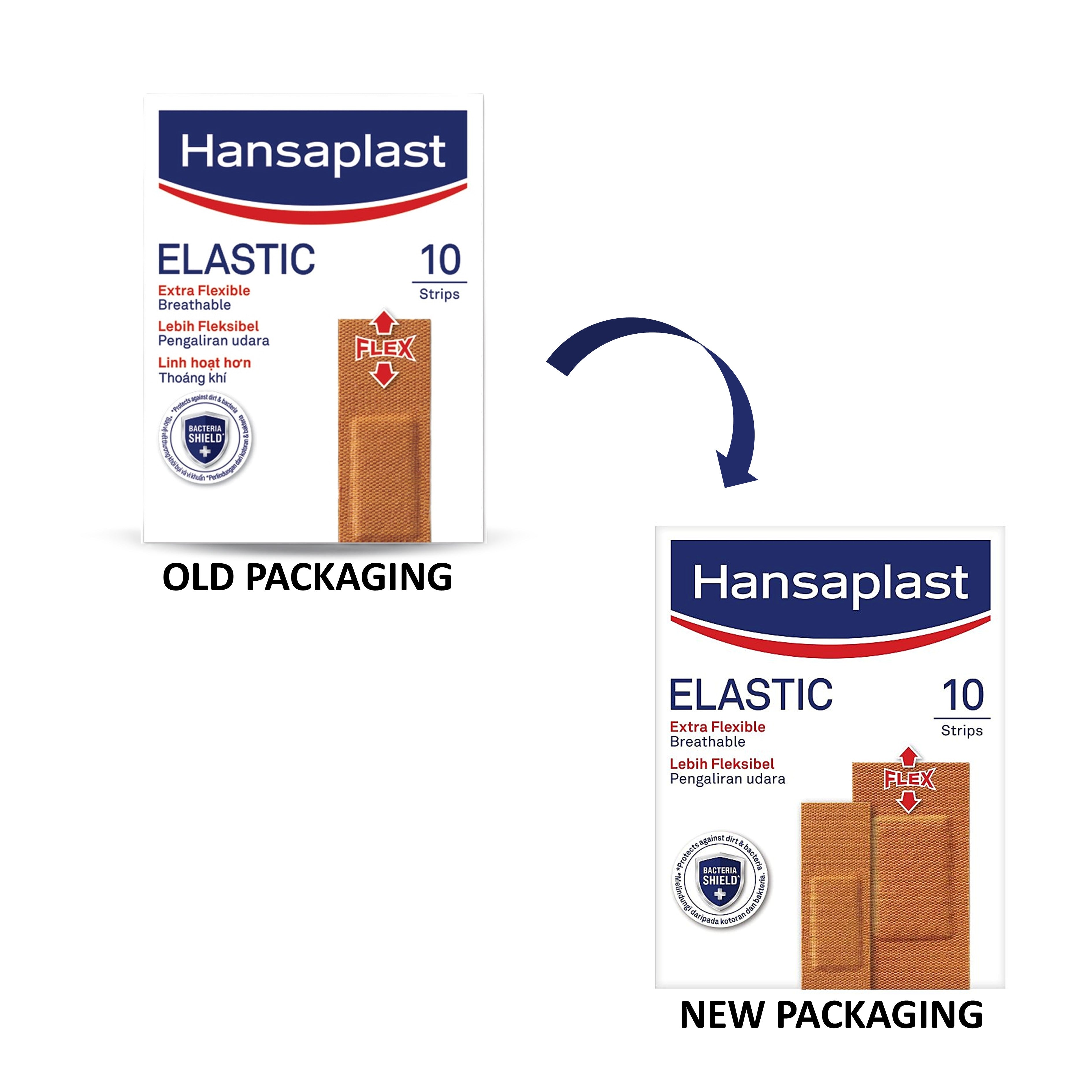 Hansaplast Elastic Extra Flexible Plaster 10's