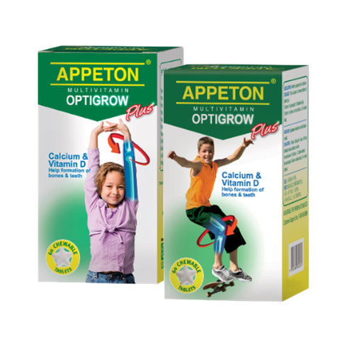 Appeton Multivitamin Optigrow Plus Chewable Tablet 60's