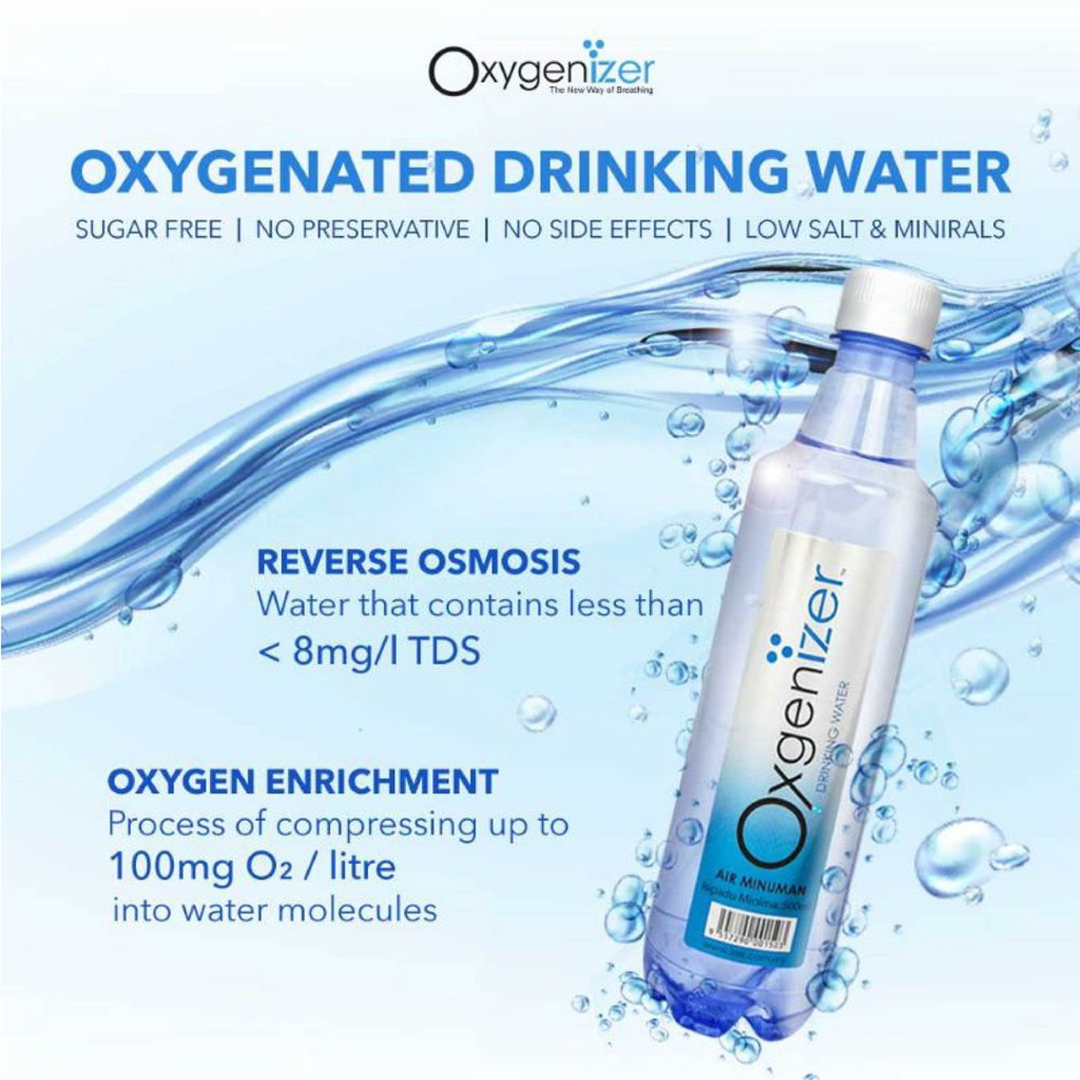 Oxygenizer Drinking Water 500mL