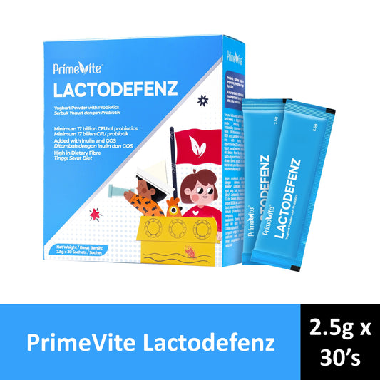 PrimeVite LactoDefenz Yoghurt Powder with Probiotics 2.5gx30's
