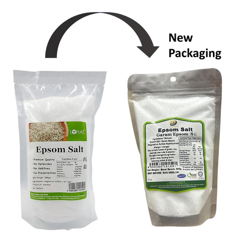 Lohas/Eco Action Organic Epsom Salt 500g (New Packaging)