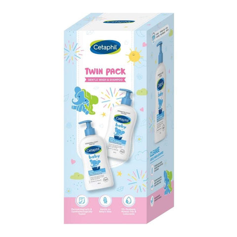 Cetaphil Baby Gentle Wash & Shampoo Twinpack 400mLx2's