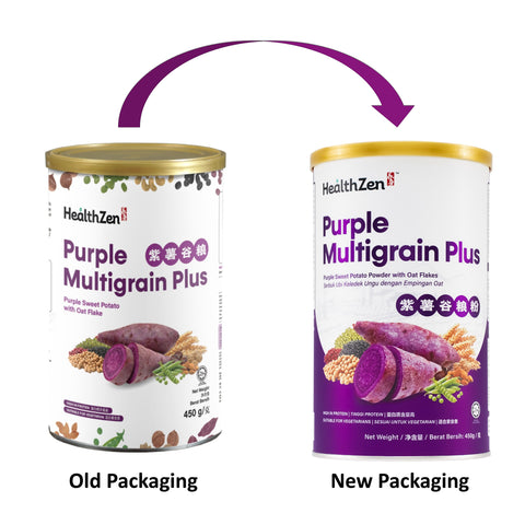 Healthzen Purple Multigrain Plus (Purple Sweet Potato with Oat Flake) 450g