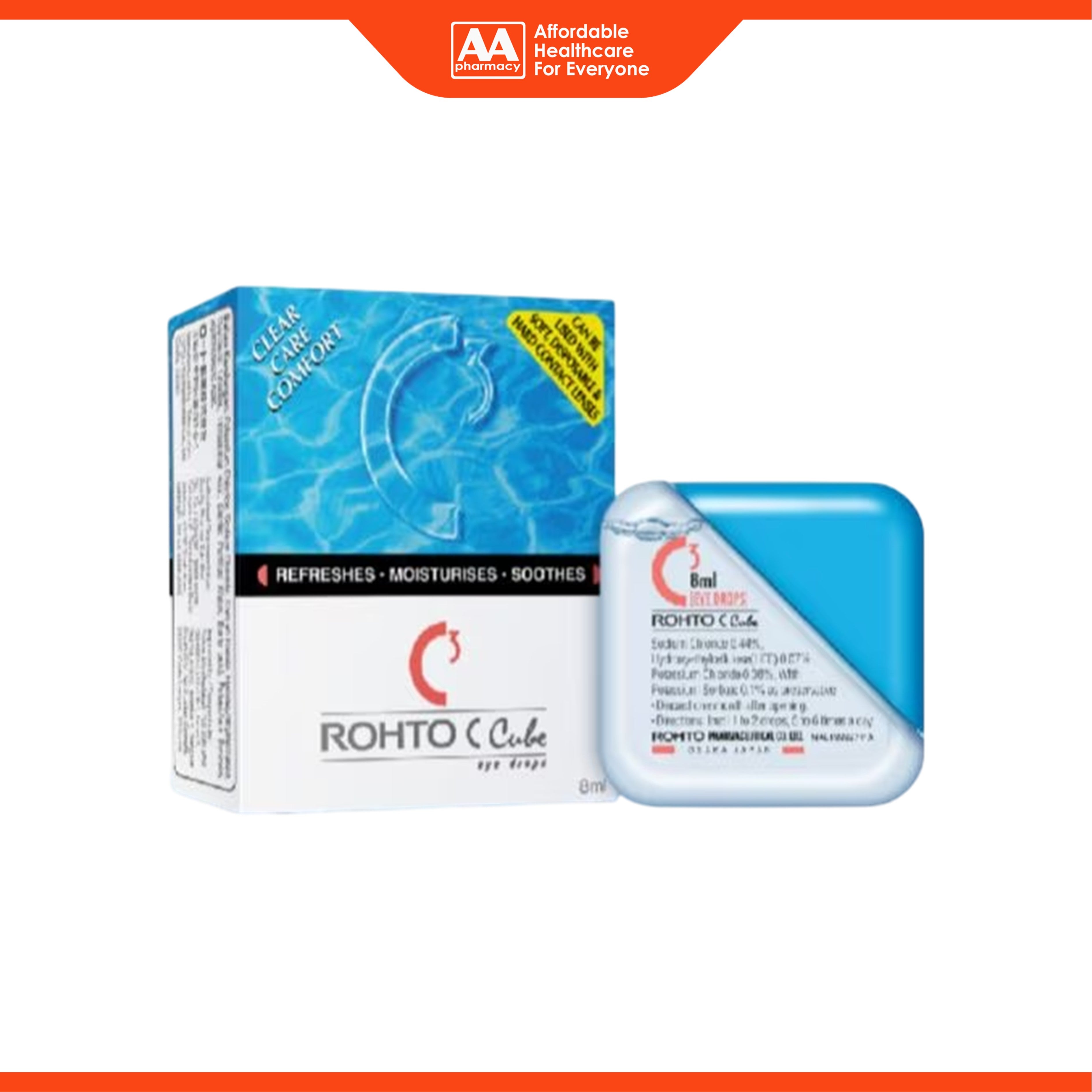 Rohto C Cube Eye Drops 8mL