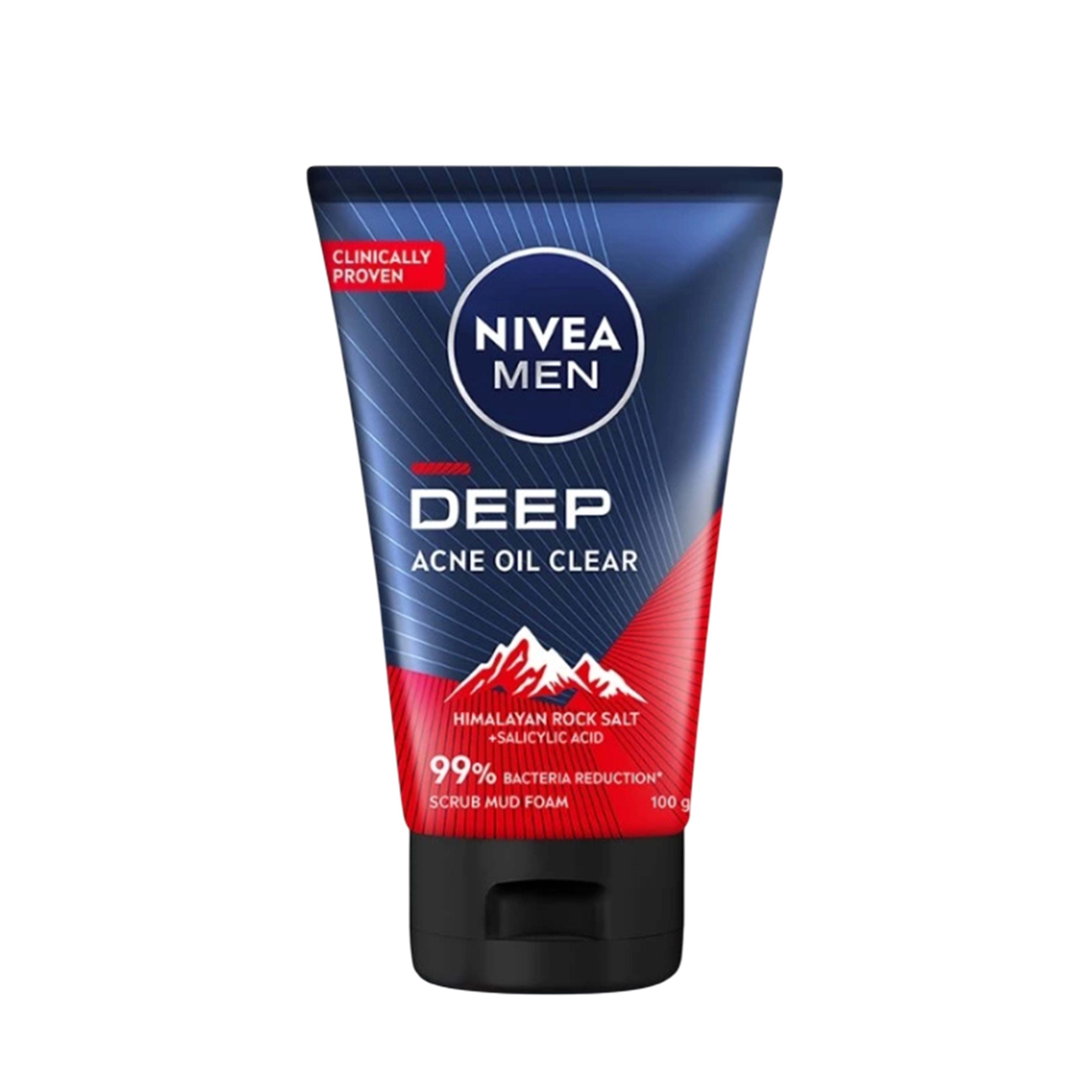 Nivea Men Deep Acne Oil Clear Scrub Mud Foam 100g