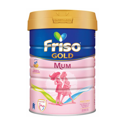Friso Gold Mum Formula Milk (Honey Vanilla Flavour) 900g (For Pregnant and Lactating Women)