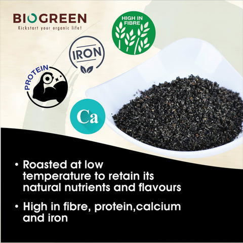 Biogreen 100% Pure Black Sesame Powder 300g