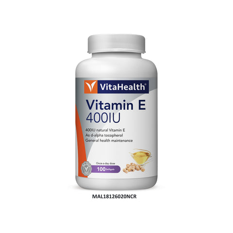 VitaHealth Vitamin E 400IU Softgel 100's