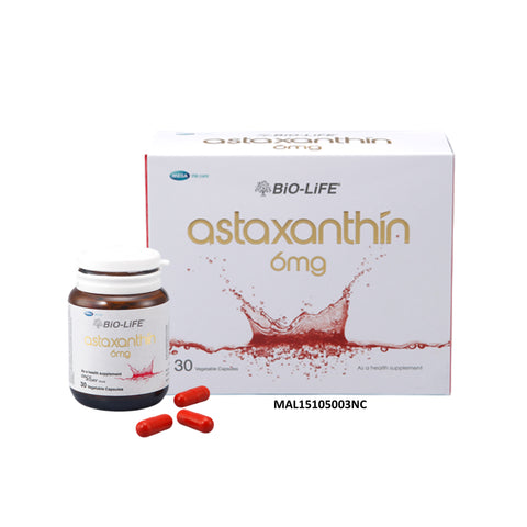 Bio-Life Astaxanthin 6mg Vegetable Capsule 30's