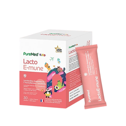 PureMed Lacto E-Mune Probiotic Sachet 30's (Kids Probiotic)