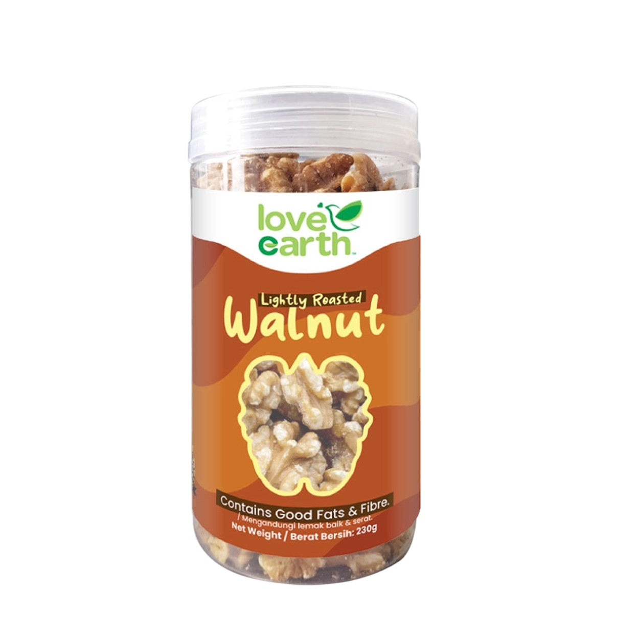 Love Earth Lightly Roasted Natural Walnut 230g