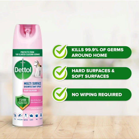 Dettol Multi-Surface Disinfectant Spray (Baby Blossom) 450mL