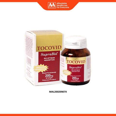 Tocovid SupraBio Mixed Tocotrienols 200mg Softgel 30's