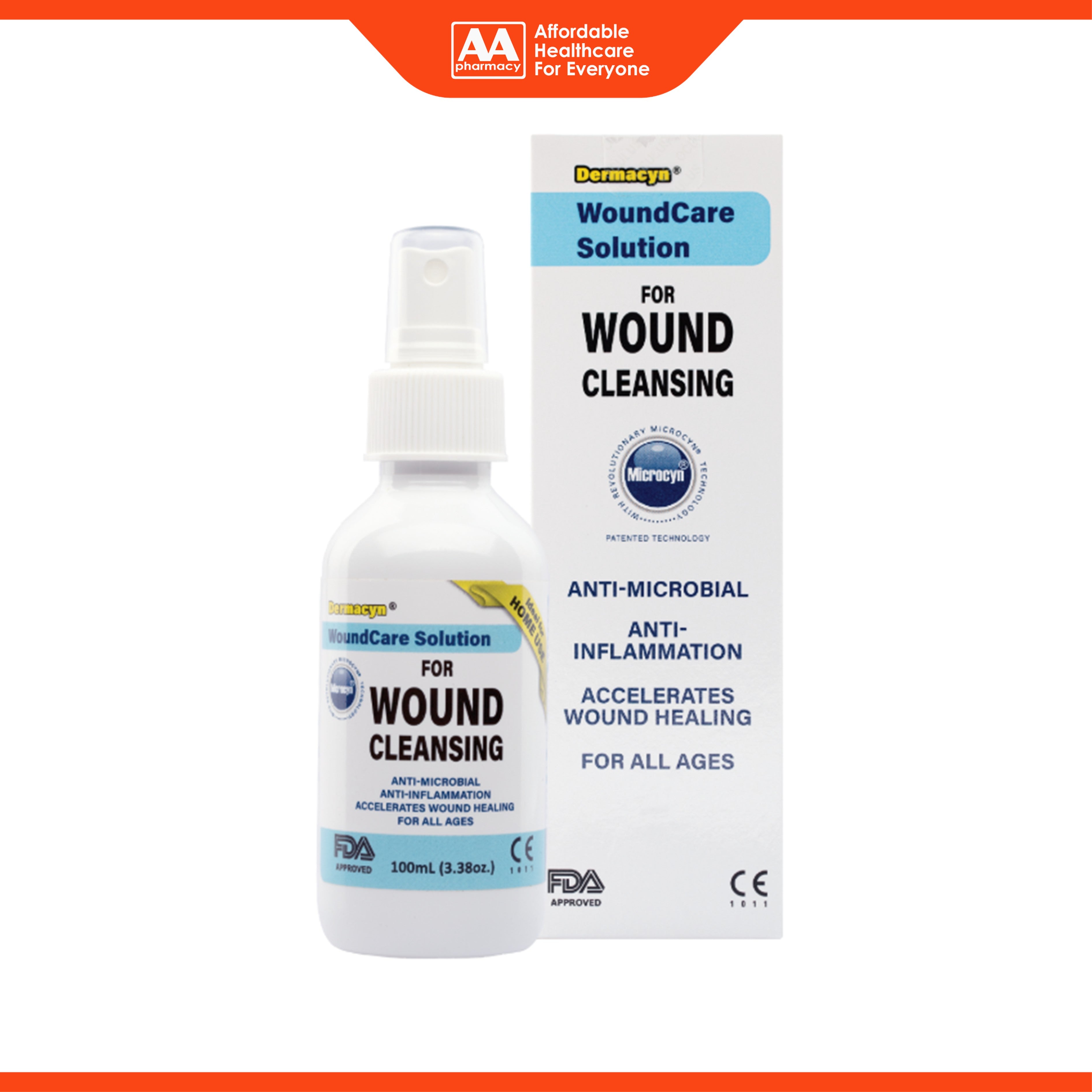 Dermacyn WoundCare Solution - Spray (100ml)
