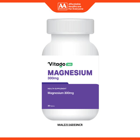 Vitago365 Magnesium 300mg Tablet 30's