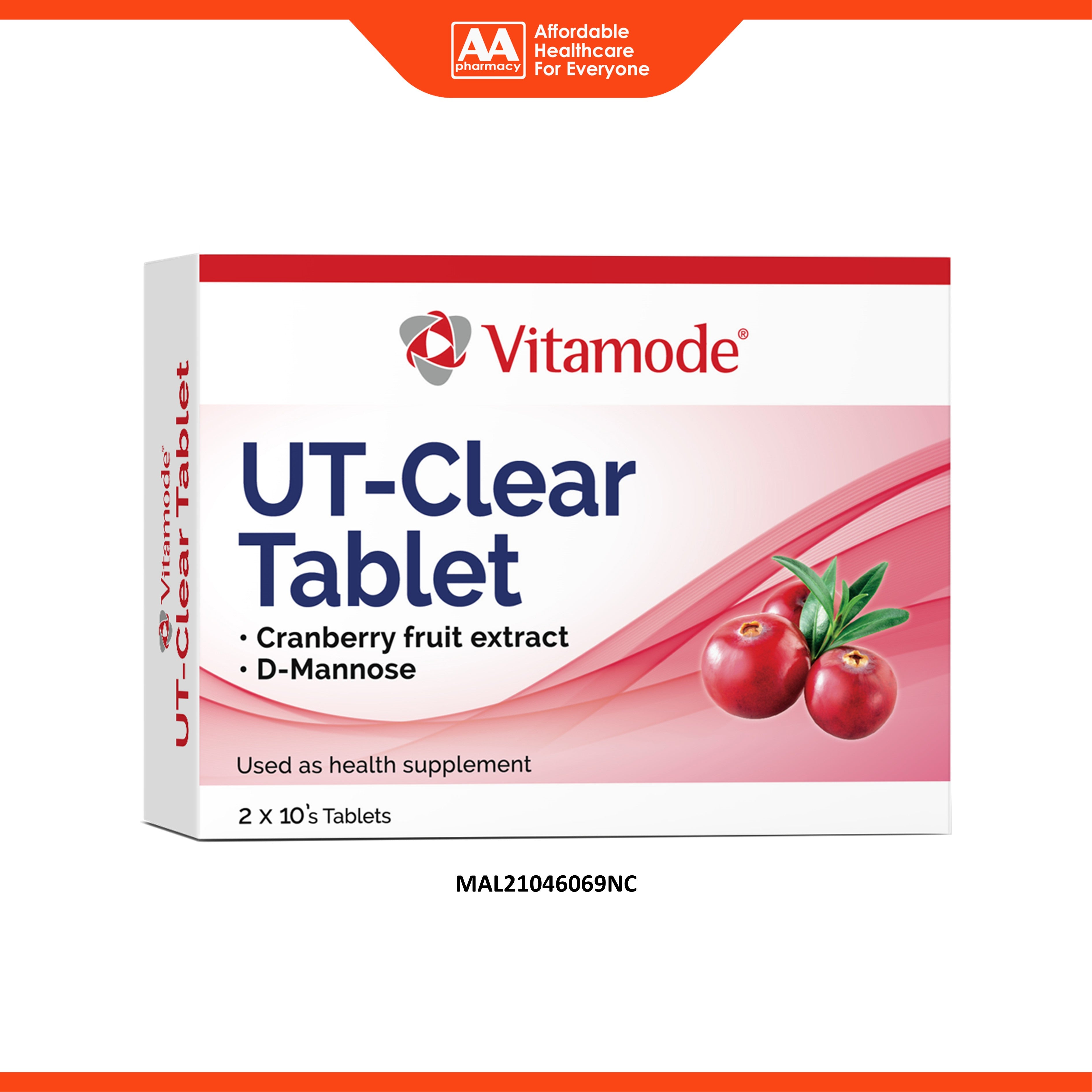 Vitamode UT-Clear Tablet 2x10's