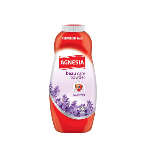 Agnesia Beau Care Powder (Lavender) 100g - Perfumed Talc