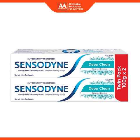 Sensodyne Toothpaste (Deep Clean) 100gx2's [Twinpack]