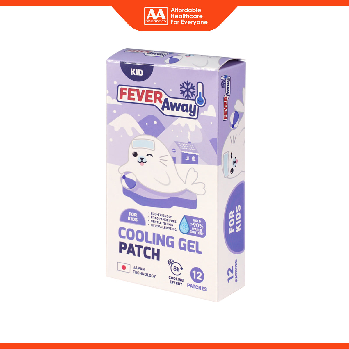 FeverAway Cooling Gel Patch for Kids (12's)