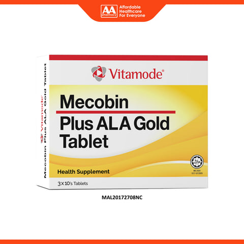 Vitamode Mecobin Plus ALA Gold Tablet 3x10's