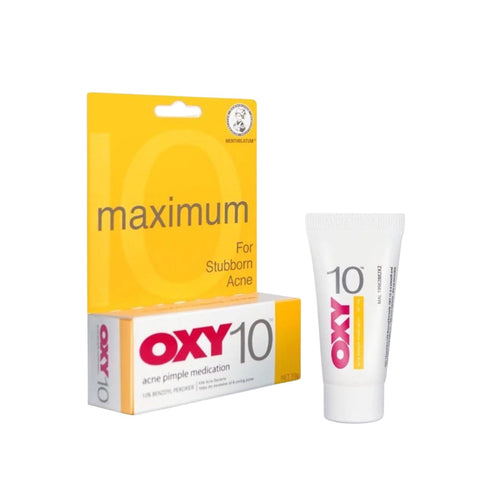 Oxy 10 Acne Lotion for Stubborn Acne (10% Benzoyl Peroxide) 10g