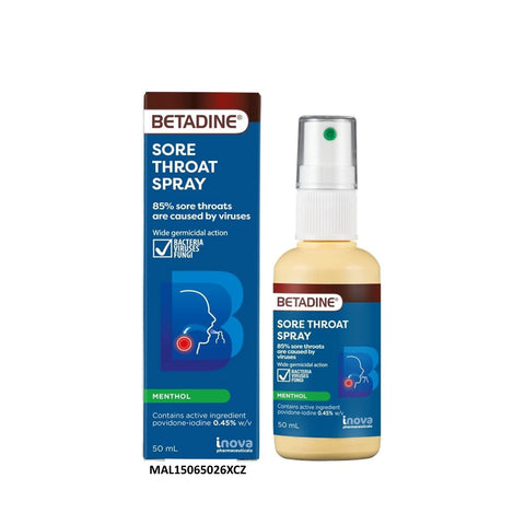 Betadine Sore Throat Spray 50mL