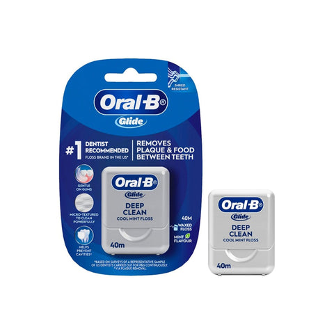 Oral-B Glide Deep Clean Cool Mint Floss 40m 1's