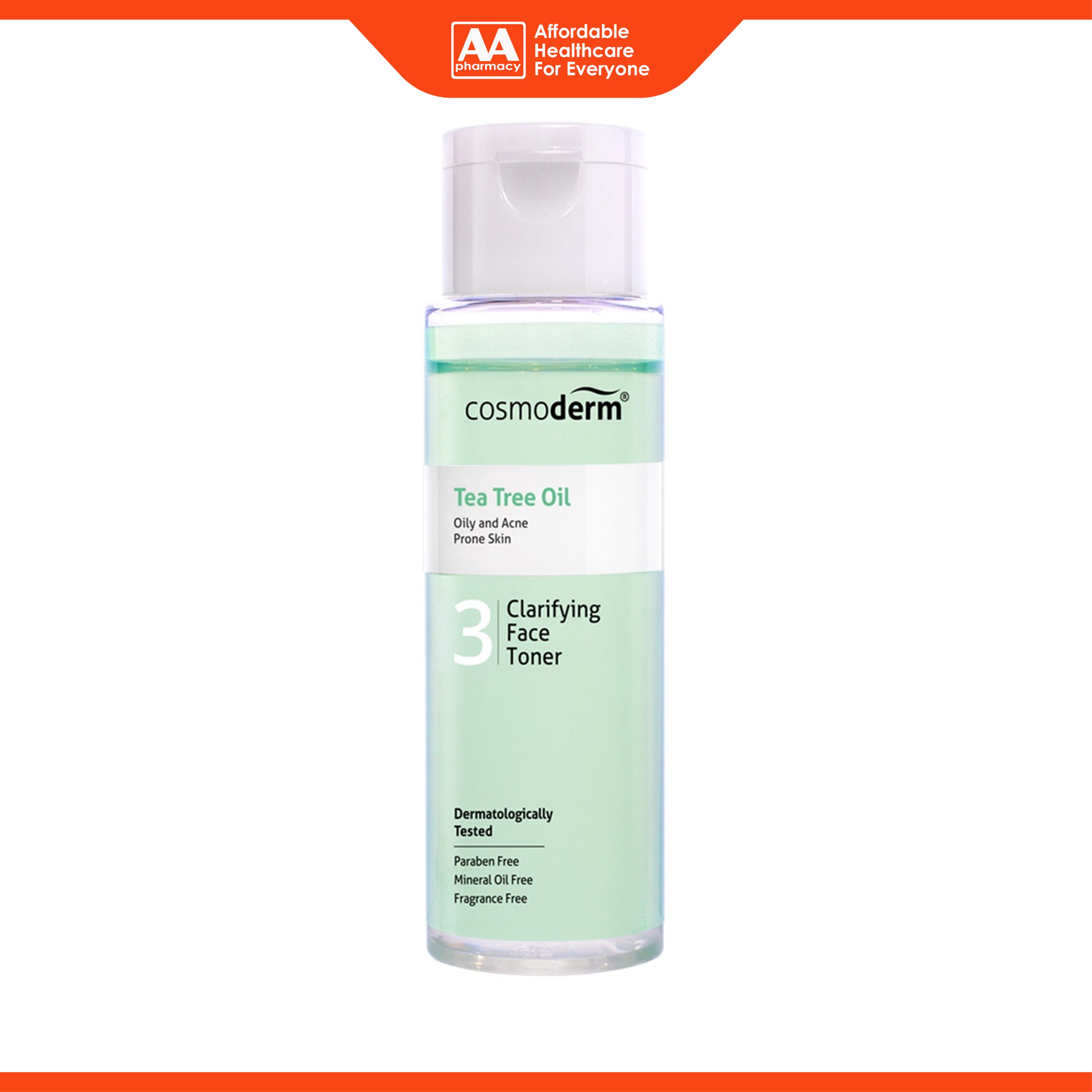 Cosmoderm Tea Tree Oil Clarifying Face Toner (100ml)