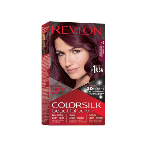 Revlon ColorSilk Beautiful Color 34 Deep Burgundy