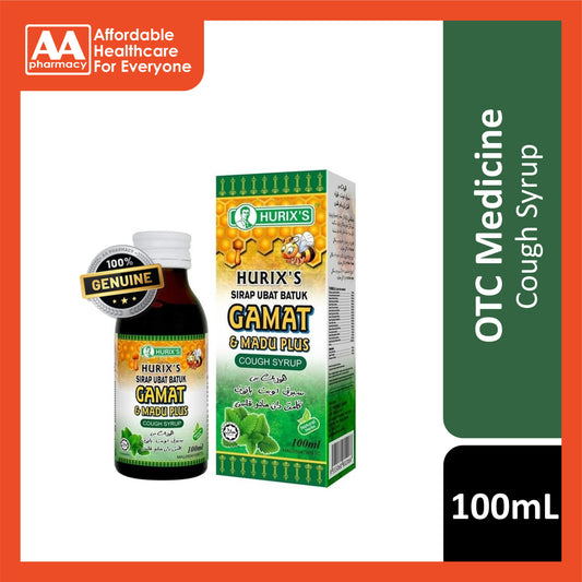 Hurix's Gamat and Madu Plus Cough Syrup 100mL